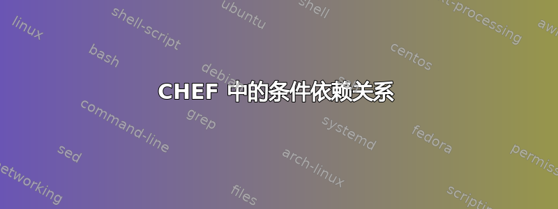 CHEF 中的条件依赖关系