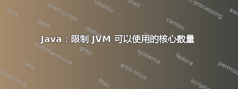 Java：限制 JVM 可以使用的核心数量