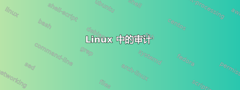 Linux 中的审计