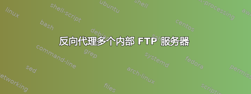 反向代理多个内部 FTP 服务器