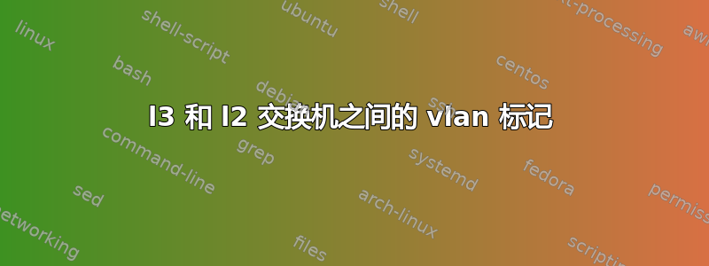 l3 和 l2 交换机之间的 vlan 标记