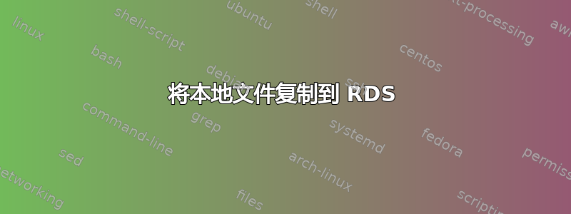 将本地文件复制到 RDS