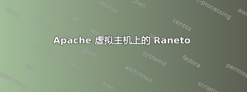 Apache 虚拟主机上的 Raneto