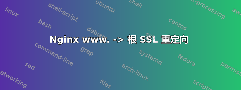 Nginx www. -> 根 SSL 重定向