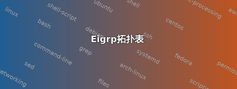 Eigrp拓扑表