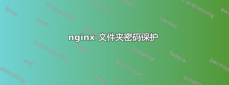 nginx 文件夹密码保护