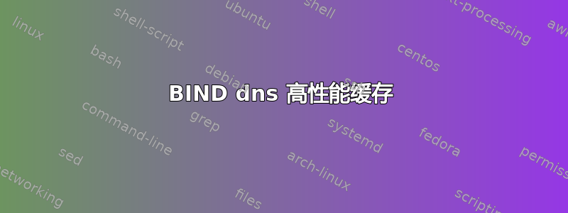 BIND dns 高性能缓存