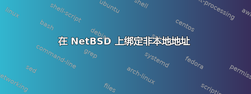 在 NetBSD 上绑定非本地地址