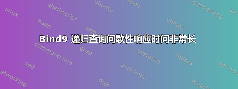 Bind9 递归查询间歇性响应时间非常长