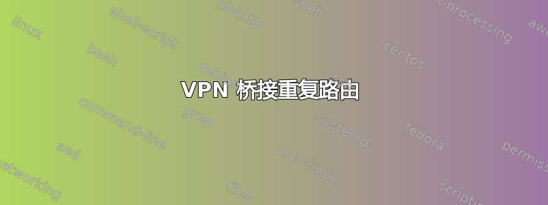 VPN 桥接重复路由