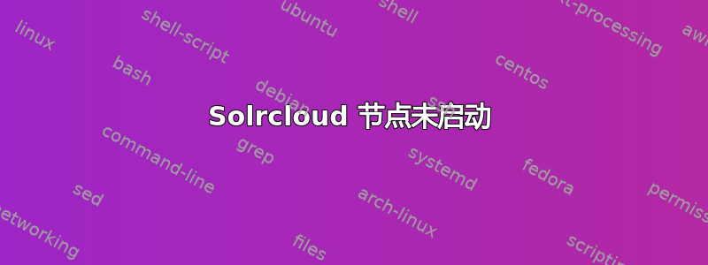 Solrcloud 节点未启动