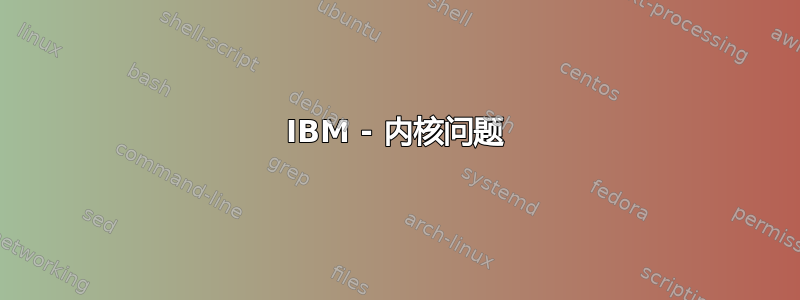 IBM - 内核问题