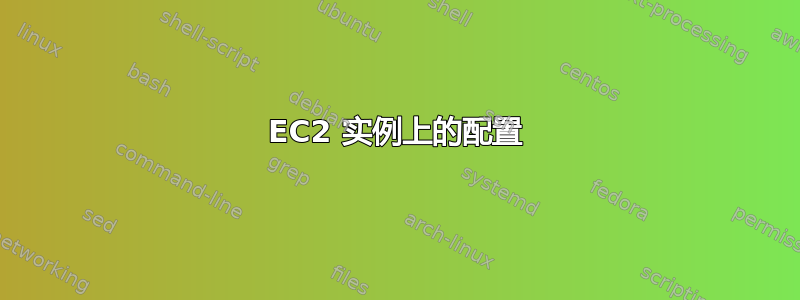 EC2 实例上的配置