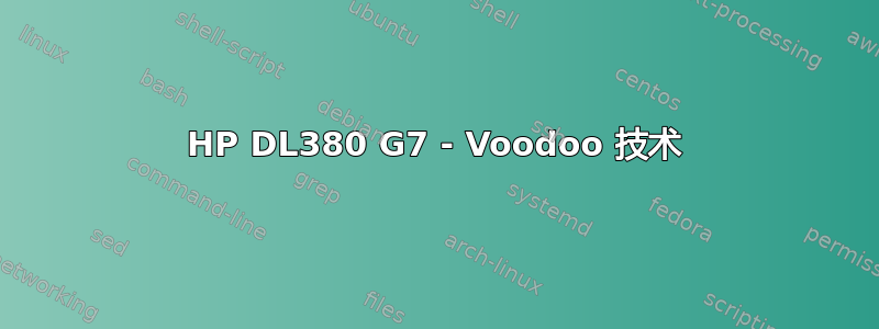 HP DL380 G7 - Voodoo 技术