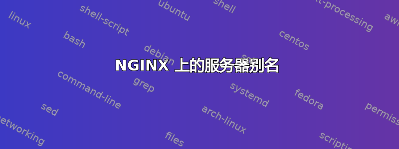 NGINX 上的服务器别名