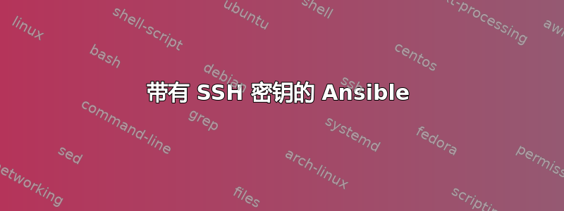 带有 SSH 密钥的 Ansible