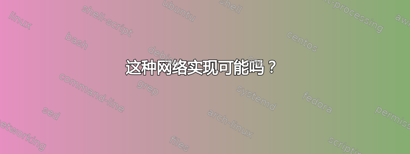 这种网络实现可能吗？