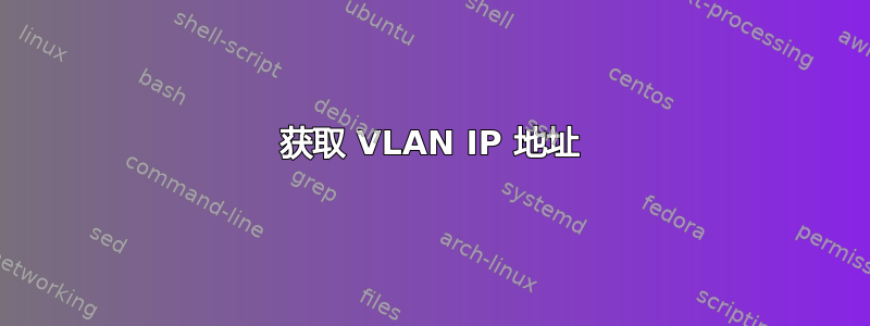 获取 VLAN IP 地址