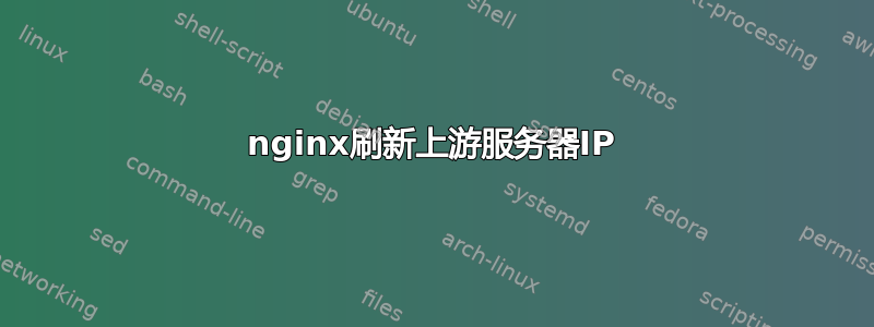 nginx刷新上游服务器IP