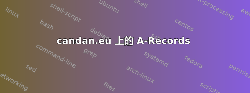 candan.eu 上的 A-Records