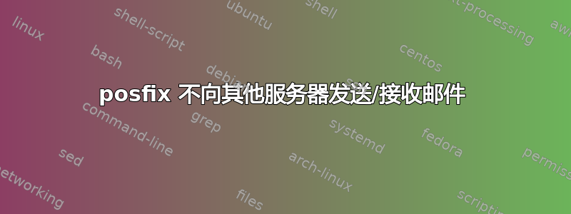 posfix 不向其他服务器发送/接收邮件