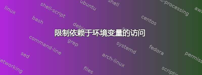 限制依赖于环境变量的访问