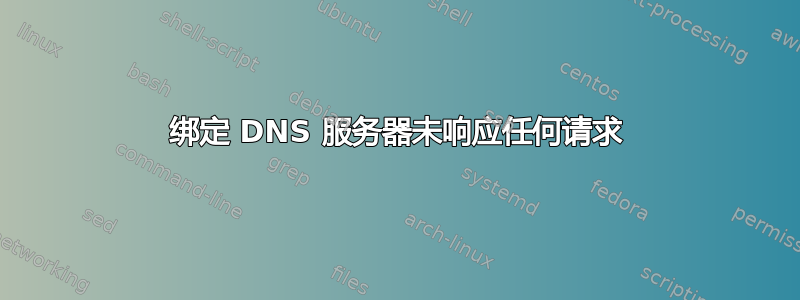 绑定 DNS 服务器未响应任何请求