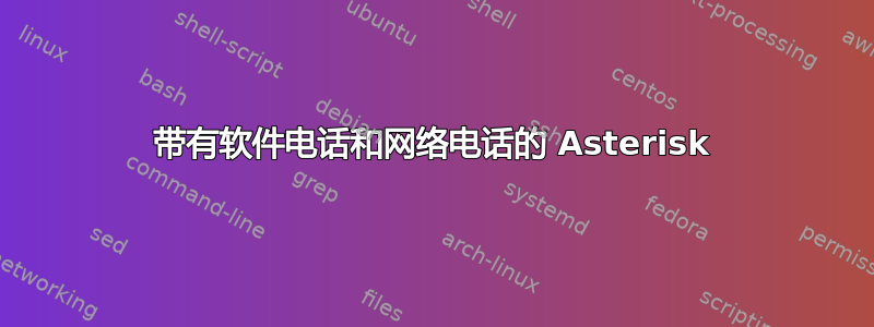 带有软件电话和网络电话的 Asterisk