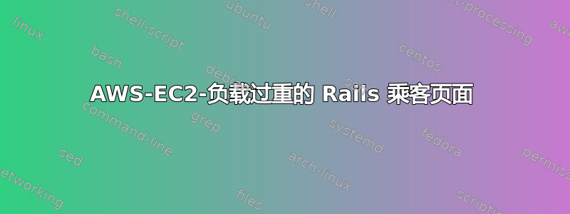 AWS-EC2-负载过重的 Rails 乘客页面