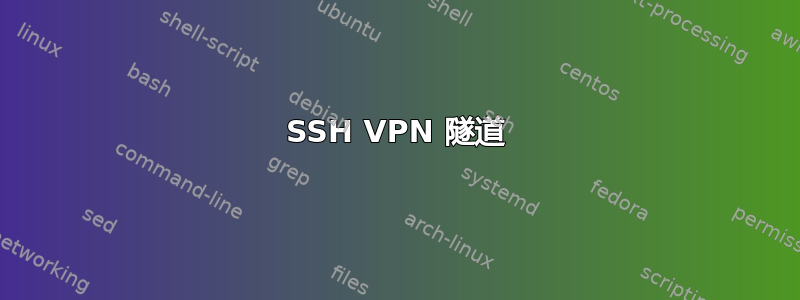 SSH VPN 隧道