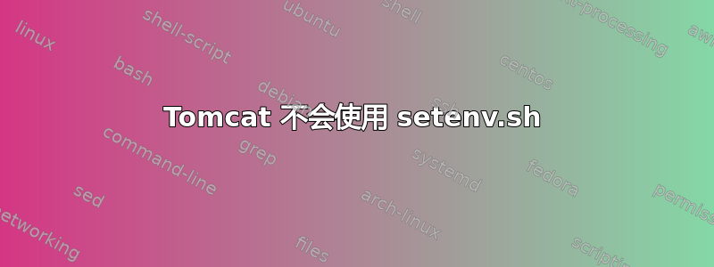 Tomcat 不会使用 setenv.sh