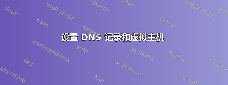 设置 DNS 记录和虚拟主机