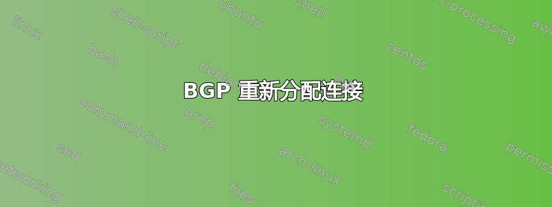 BGP 重新分配连接