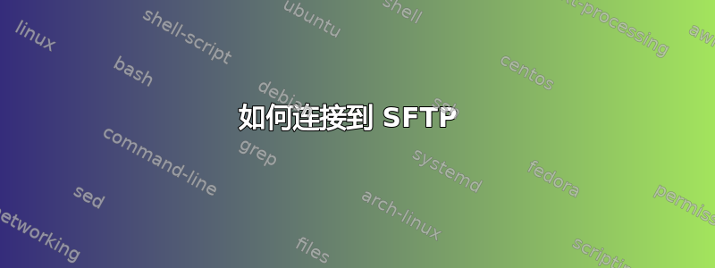 如何连接到 SFTP 