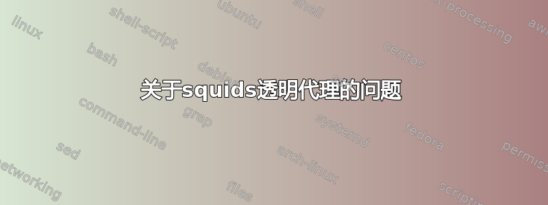 关于squids透明代理的问题