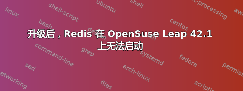 升级后，Redis 在 OpenSuse Leap 42.1 上无法启动