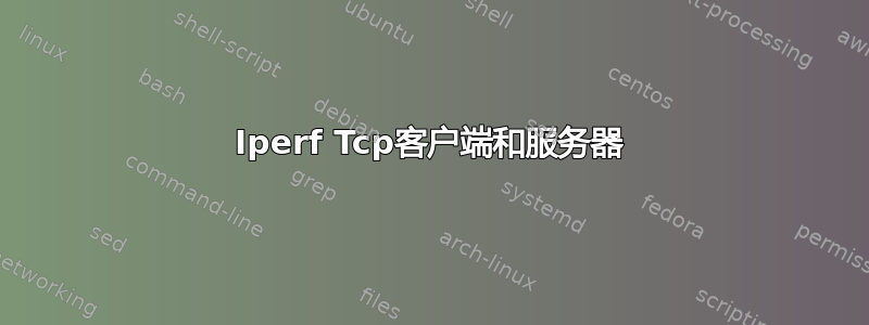 Iperf Tcp客户端和服务器