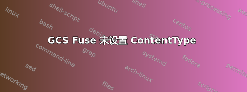 GCS Fuse 未设置 ContentType