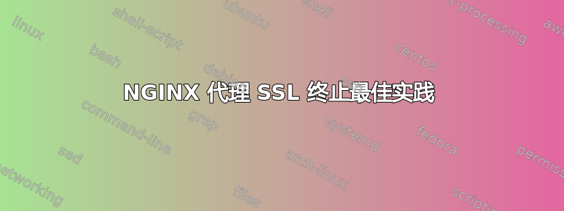 NGINX 代理 SSL 终止最佳实践