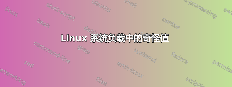 Linux 系统负载中的奇怪值