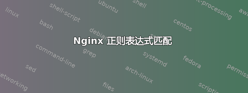 Nginx 正则表达式匹配