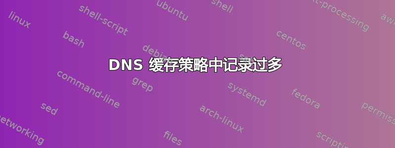 DNS 缓存策略中记录过多