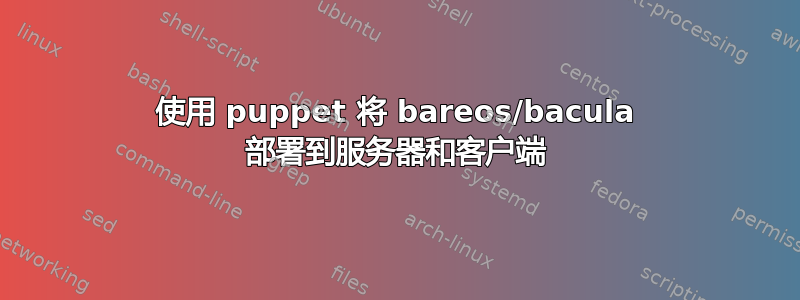 使用 puppet 将 bareos/bacula 部署到服务器和客户端