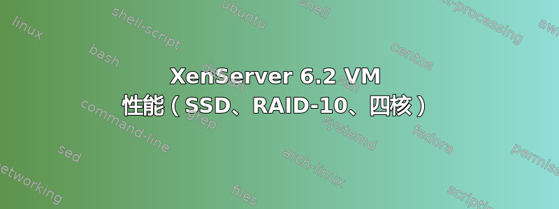 XenServer 6.2 VM 性能（SSD、RAID-10、四核）