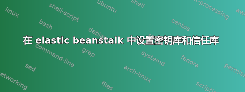 在 elastic beanstalk 中设置密钥库和信任库