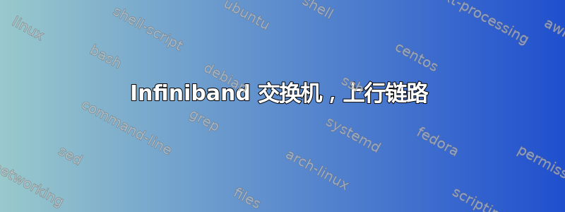 Infiniband 交换机，上行链路