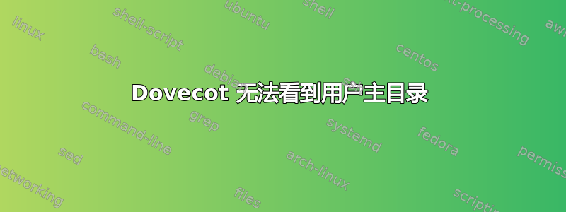 Dovecot 无法看到用户主目录