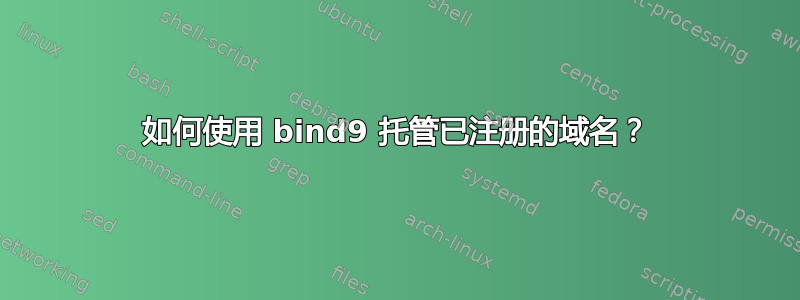 如何使用 bind9 托管已注册的域名？