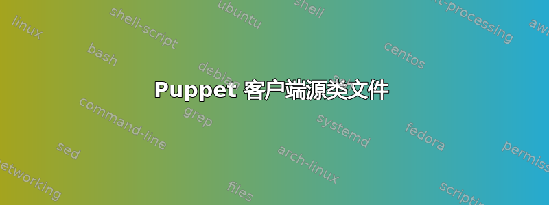 Puppet 客户端源类文件