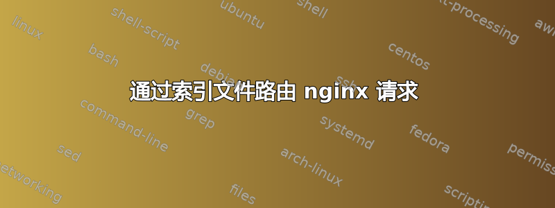 通过索引文件路由 nginx 请求